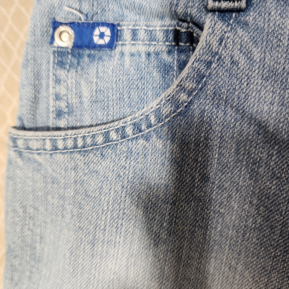 Vintage Y2K South Pole Light Blue Denim Shorts Boy's 10 - Picture 3 of 7